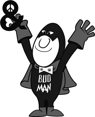 MAN BUD SPINNIN' PEACE AND LOVE YOUR WEIGH!