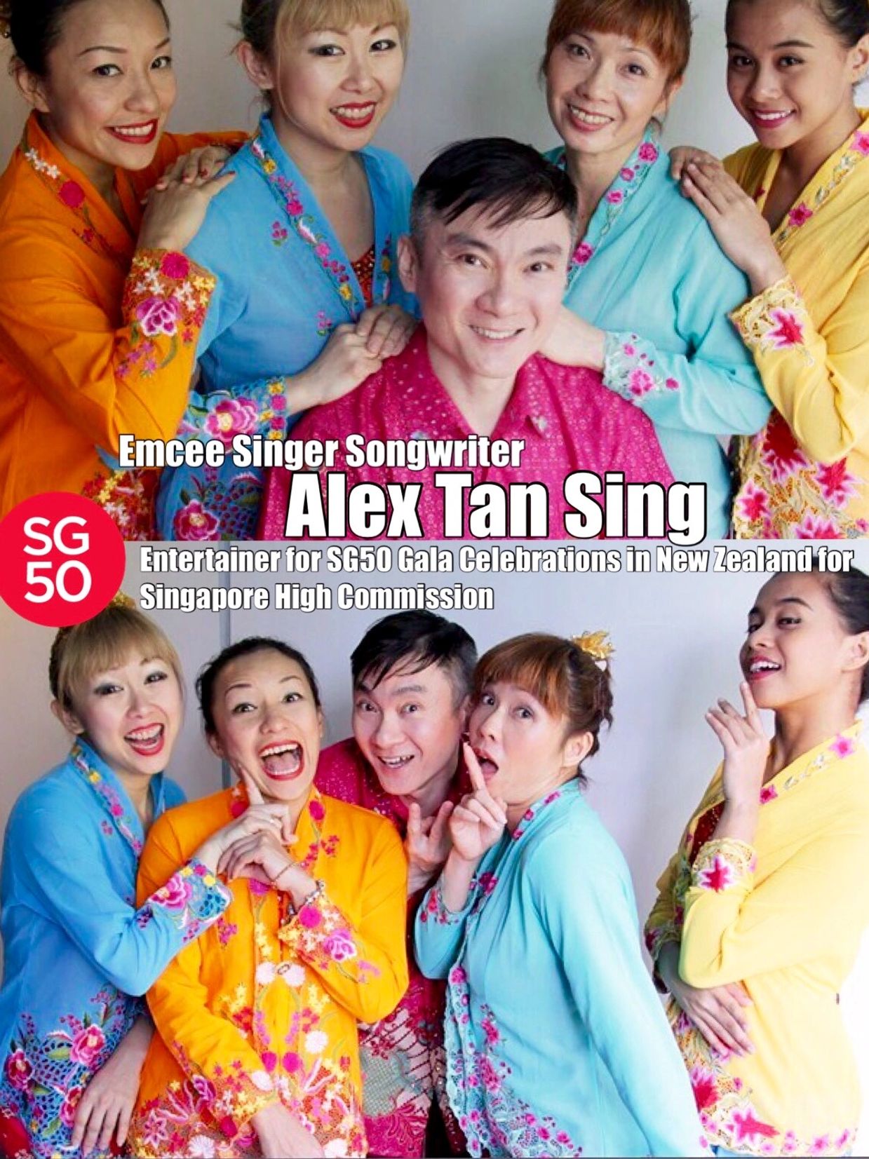 Singapore Peranakan Cultures Cultural Song & Dance Musical Show Alex Tan Sing Singapore Emcee-Singer
