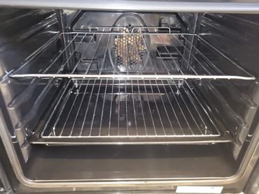 Clean oven cavity