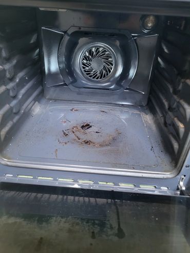 Dirty oven cavity