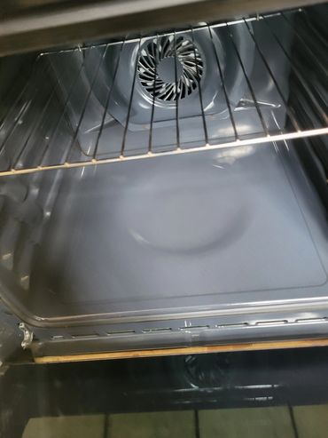 Clean oven cavity