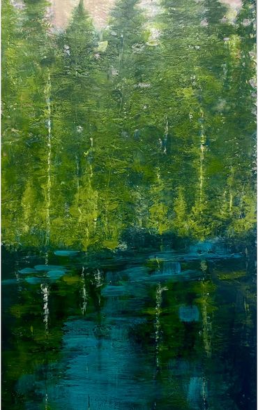 Lakes, woods, trees, the land between, cottage art, cottage life,