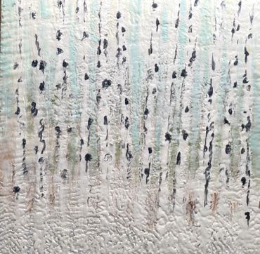 Abstract birch trees, coat the life, cottage decor, contemporary art, art decor, home decor,
