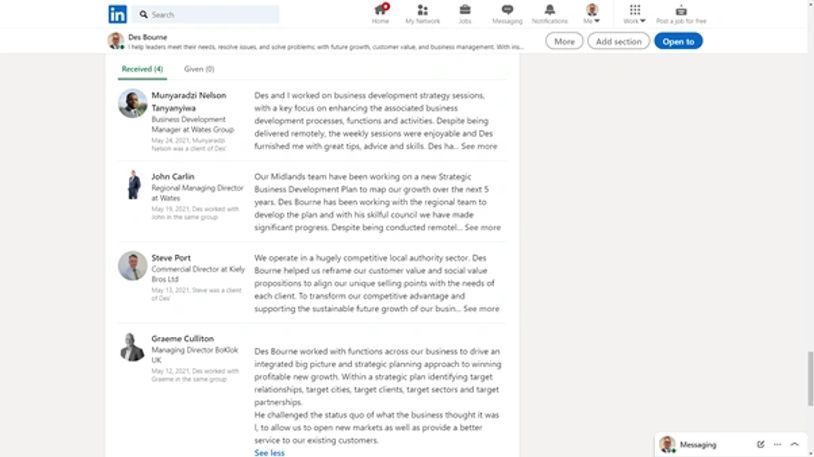 Strategic Business Development aligns Strategy, Business Development and Work Winning activity.