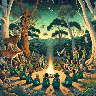 Scouts have fun camping, collecting scout badges, and making memories. Scout Badge Trade