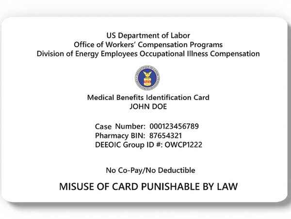 EEOIC  White Card Benefits Card