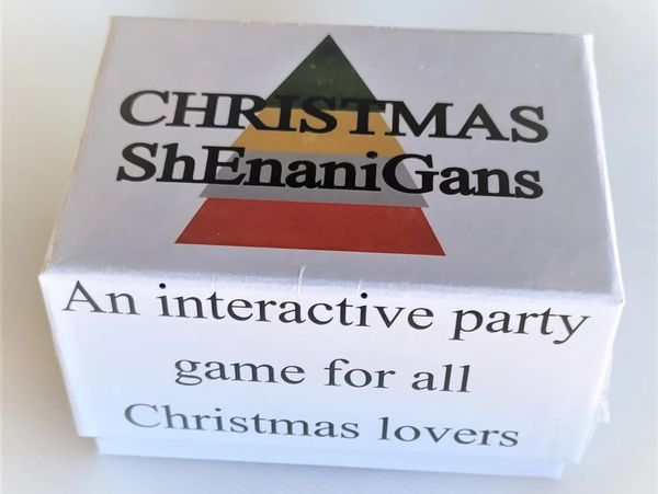 Christmas Shenanigans Holiday card game for friends and family of all ages.
