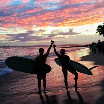 Sunrise or sunset sessions every day year long beautiful island of Oahu Hawai‘i 