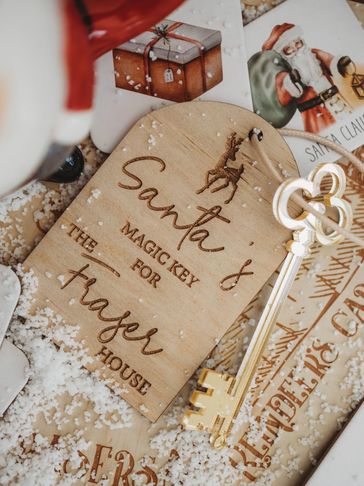 Personalised Santa's Magic Key for Christmas