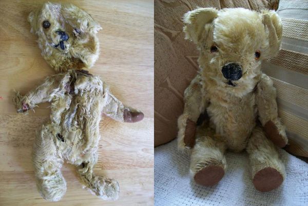 Teddy Bear Repair, Teddy Bear Restoration Examples