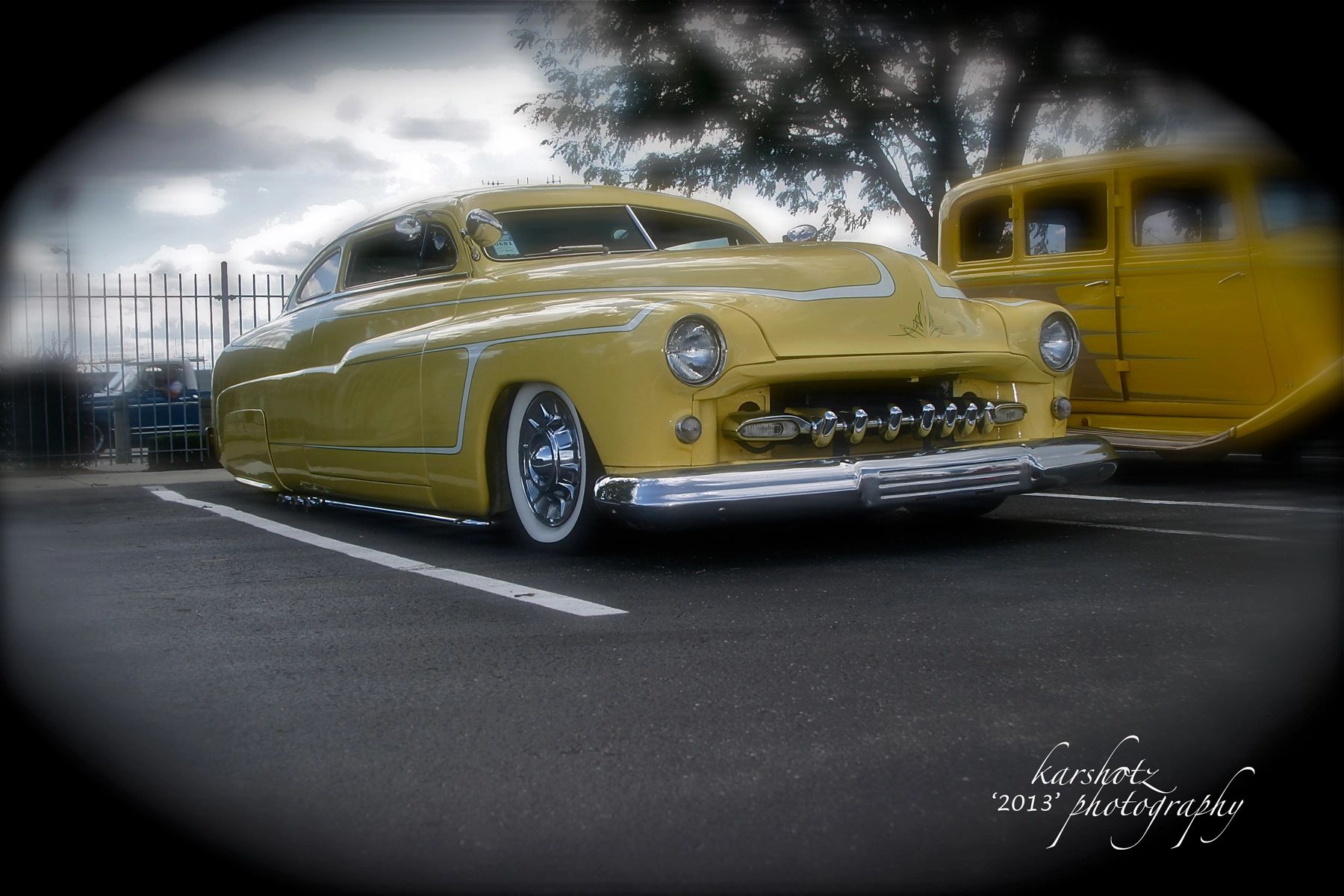 yellow mercury custom car