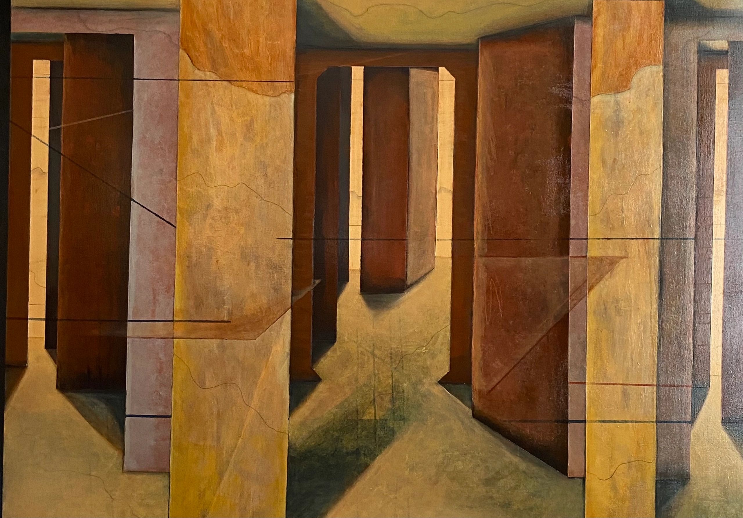 Portal of Illuminated Truth, 2002
48” X 69”  Oil on Canvas
$5000.00