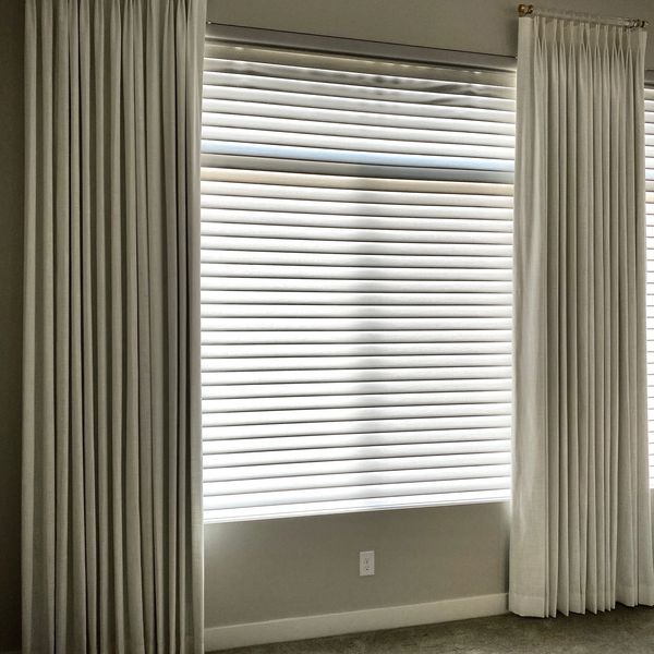 Custom Curtain rod and drapery