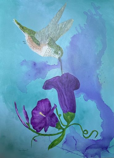 Hummingbird ~ a symbol of good luck as well as devotion & love. Give the gift of kindness to others.