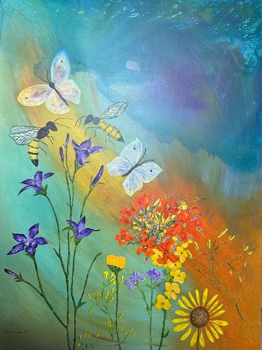 Spring is known as ‘the season of hope’, Have faith! Rainbows of color are everywhere. Enjoy life!
