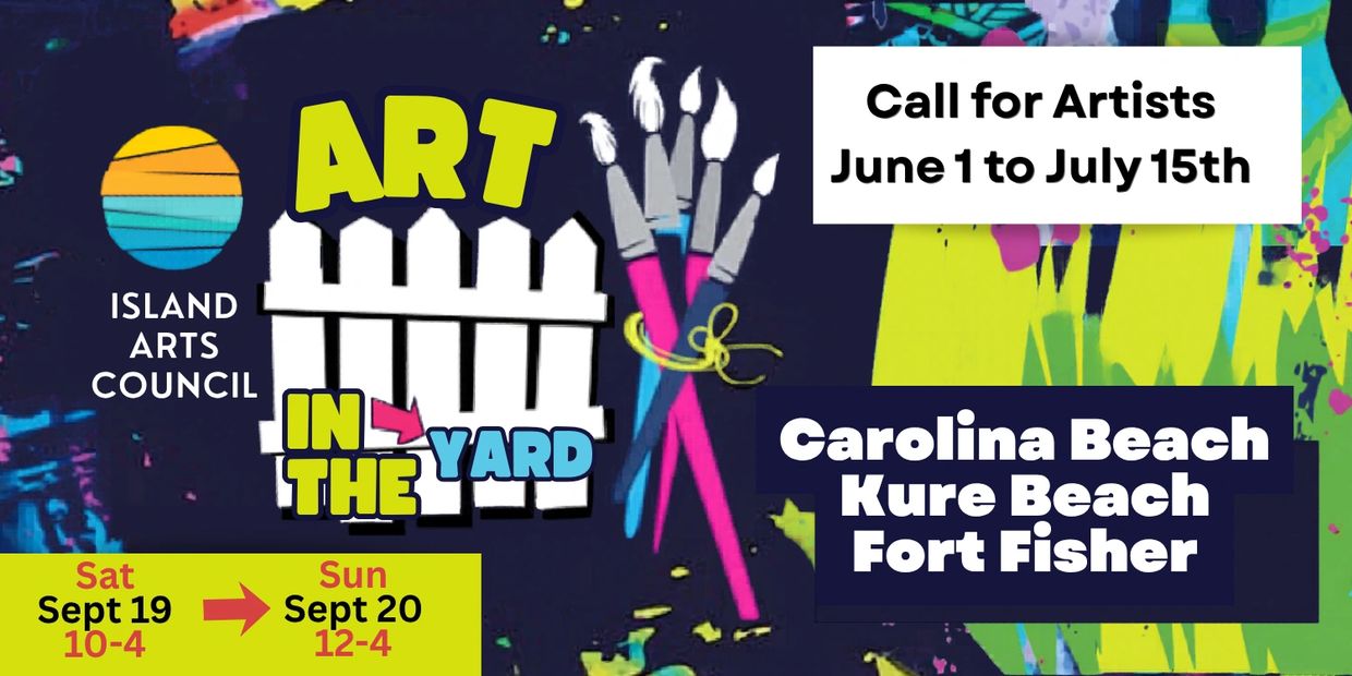 Art in the Yard event call for artists from June 1 to July 15.