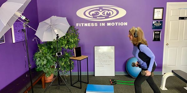 Terry Frare virtual training at Fitness In Motion Personal Training.