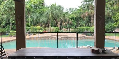 The Pool Fence mesh is easy to see through so it does not obstruct your view! Life Saver Pool Fence