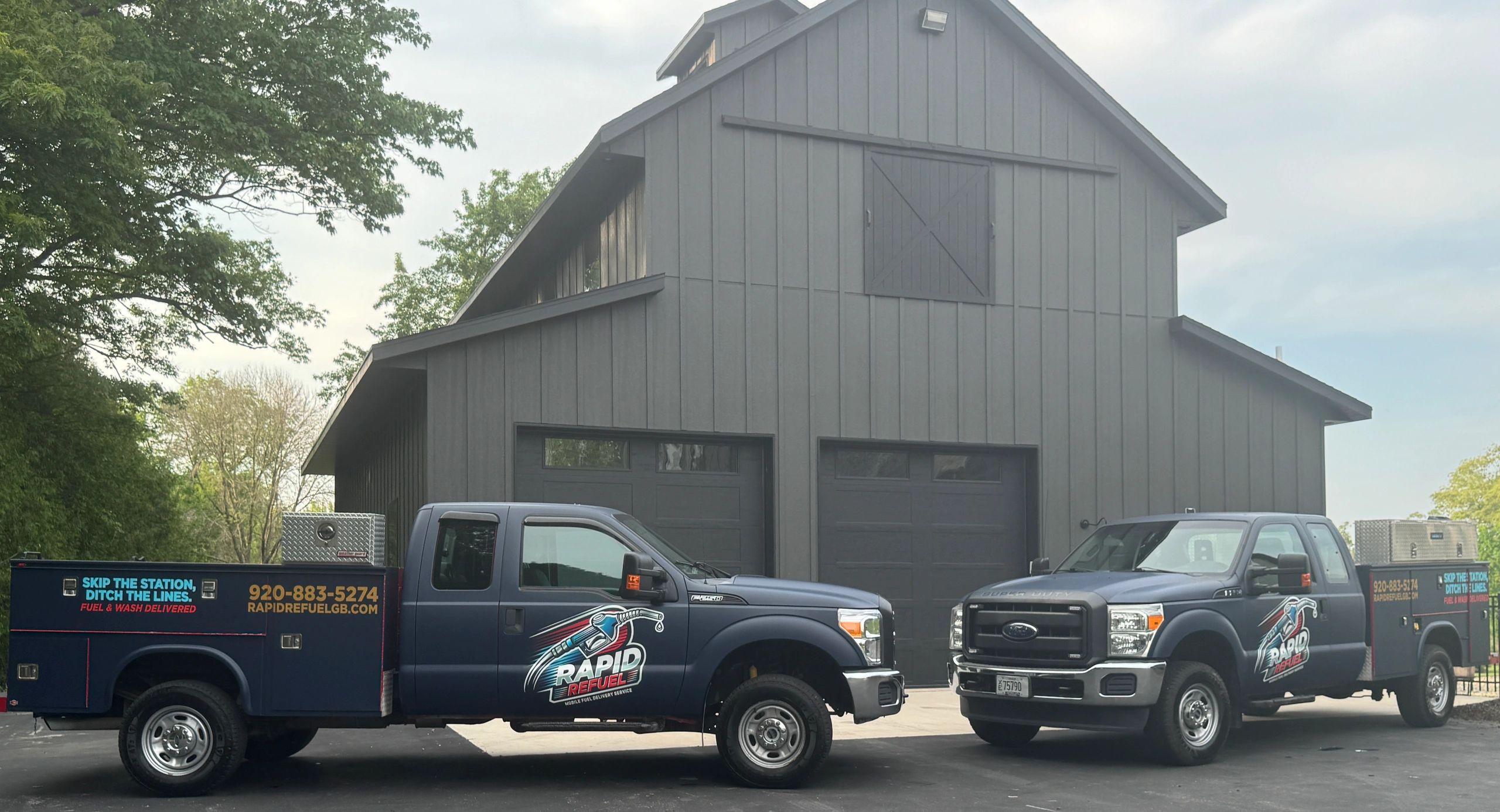 Fuel and Car Wash delivery truck