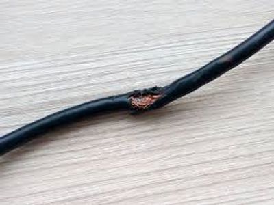 damaged electrical cord