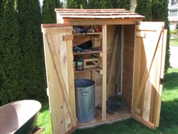 This cute custom garden shed was the perfect solution to our customer's garden storage requirements.