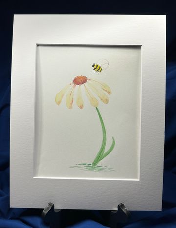 Flower and bee