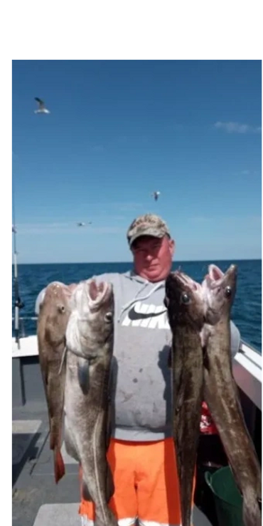 chris with a few of his fish june