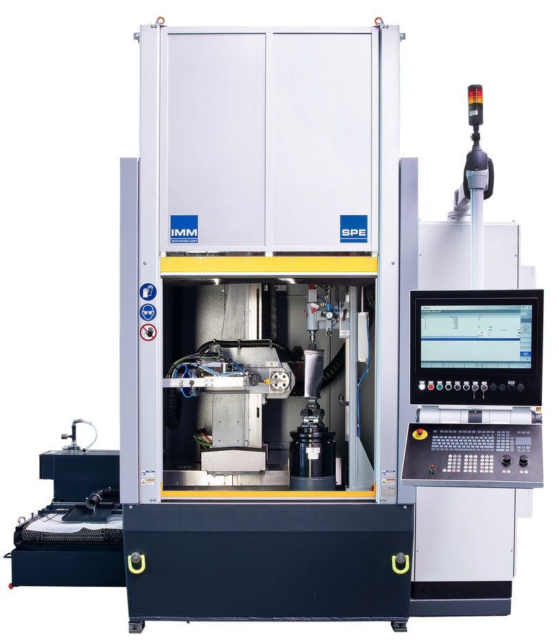IMM SPE 6 CNC タービンブレード向けコンパクト6軸CNC研削・研磨機