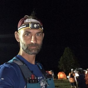 Coach Miller selfie at ultra