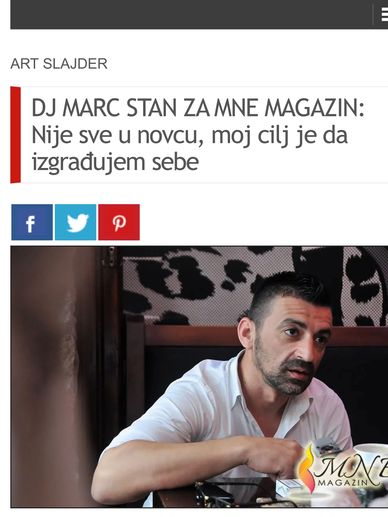 Montenegro Magazine Interview 