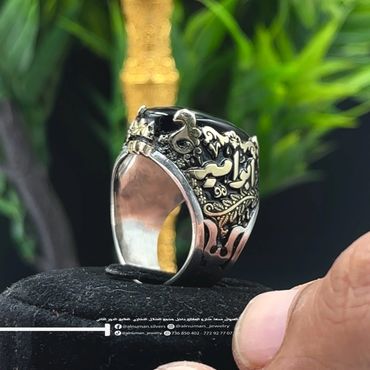 نحت كتابة الاسماء و الشعارات على الخواتم العقيق تصاميم اسم خاتم عقيق يماني صور موديلات فاخرة #خاتم