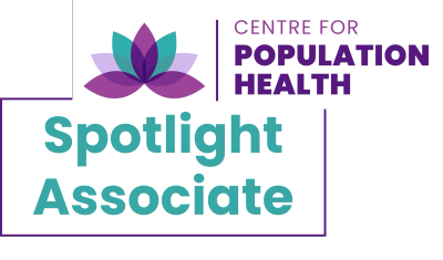 Logo for Centre for Population Health Spotlight Associate.