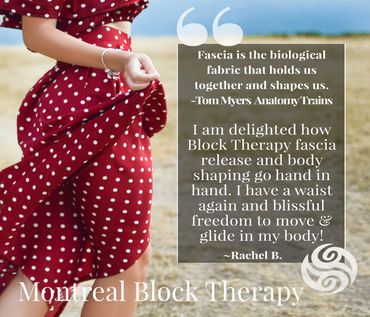 a woman sensing freedom in her body's shape and movement after practicing at Montreal Block Therapy