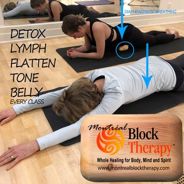 2 Montreal Block Therapy students , practicing Block Therapy with the block buddy