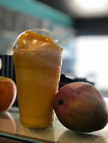 Fresh fruit Smoothies in Sufi Cafe