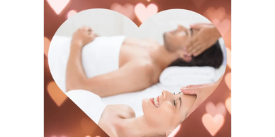 couple's Massage room, Valentines day couples massage, same room couples massage, share a massage