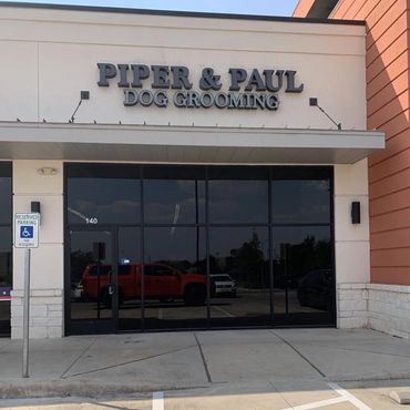 Signage installation.