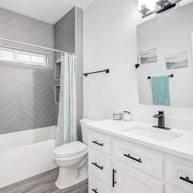 New built sinks and vanity