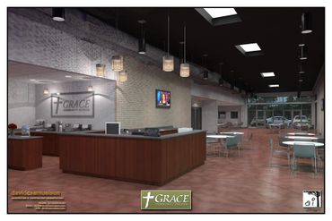 Finished interior design.