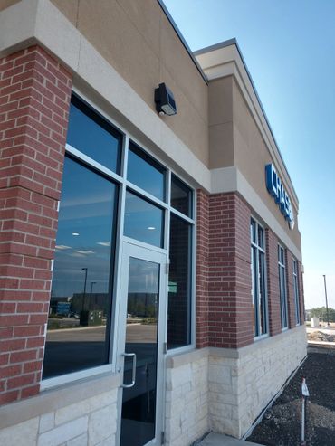 Bricks and stone were perfectly laid on the exterior wall.