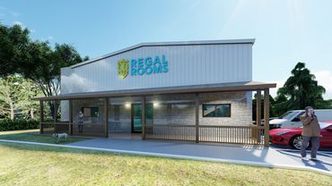 Impressive newly built event center.