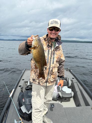 bass fishing Moosehead lake