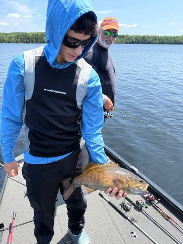 bass fishing Moosehead lake
