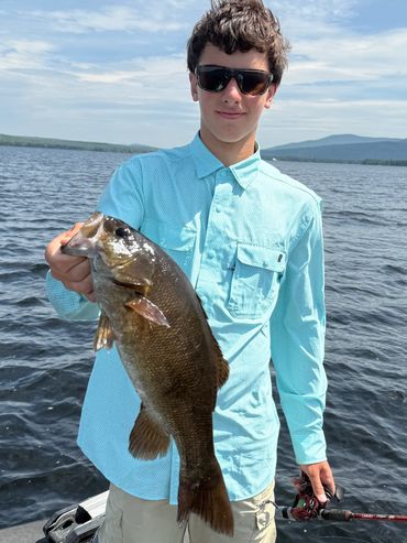 bass fishing Moosehead lake