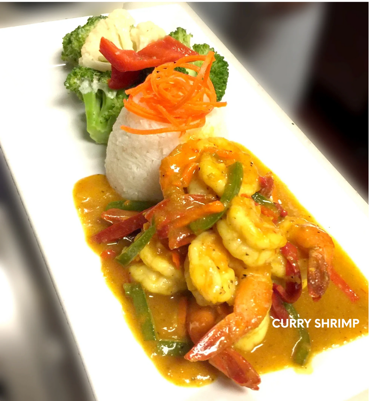 Jamaican Food, Caribbean Cuisine, Curry Shrimp, After work, Happy Hour, Southern Food, Lounge, Bar