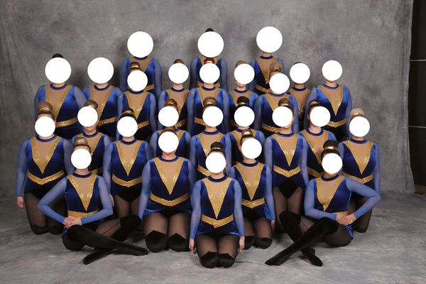 Senior -  Blue Velvet with Half Skirt
Set of 28
Size Ladies 8 to Ladies 18.