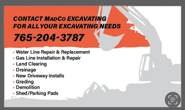 water line repair gas line land clearing sewer repair driveway installations grading demoli