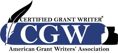 Logo for Certified Grant Writer by American Grant Writers' Association.