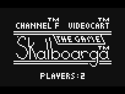 Channel F™ Skalboarga™ The Game ROM File Main Screen