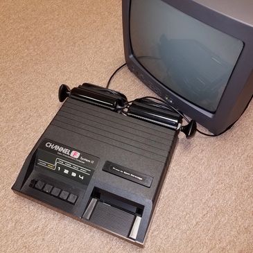 Channel F System II Console and Controllers with Television